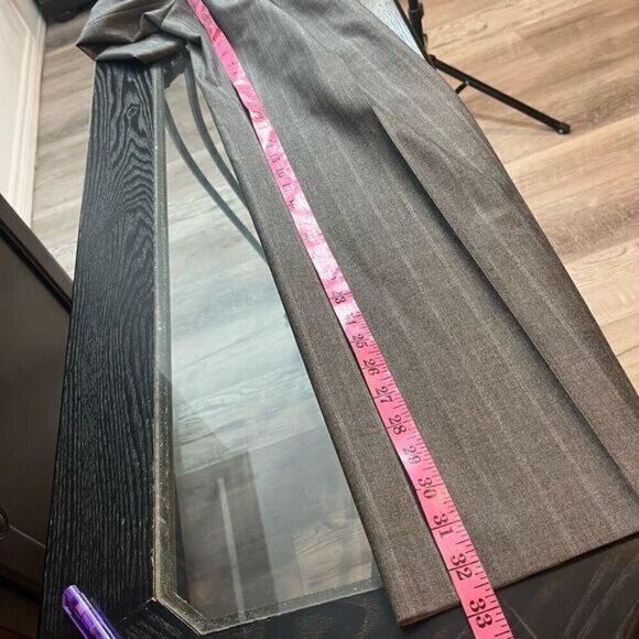 Gardeur Women's Fran Pinstripe Flat Front Trouser Dress Pants Gray Size 8 NWOT - Picture 12 of 12